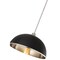 Z-Lite Landry 1 Light Pendant, Matte Black & Brushed Nickel 1004P20-MB-BN - alternate 5